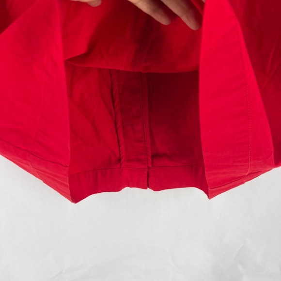 Anthropologie Maeve The Colette Midi Skirt Womens XL Red Classic Front Pockets - Picture 4 of 15